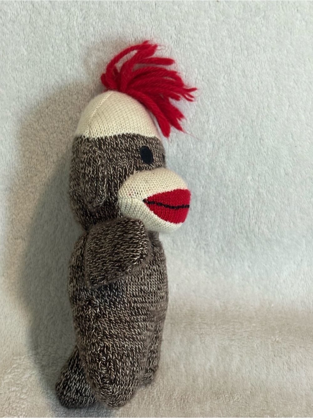 Schylling Sock Monkey Babies 7 inch Brown Knit - Picture 3 of 10